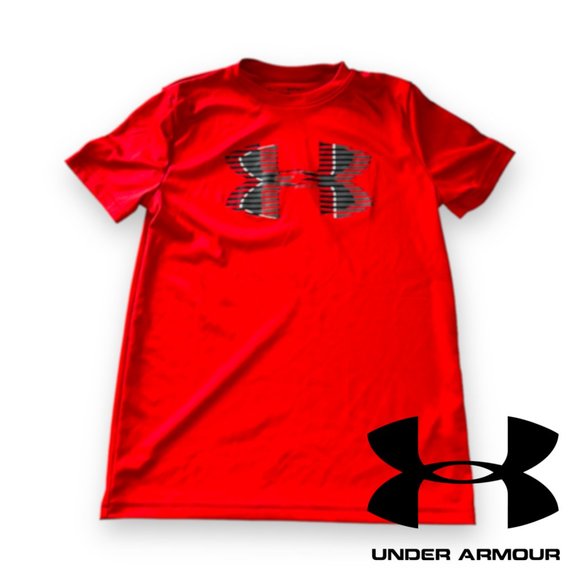 π2/$20π Under Armour Heatgear Kids' Short-sleeve Top, Red, Medium - Picture 1 of 6